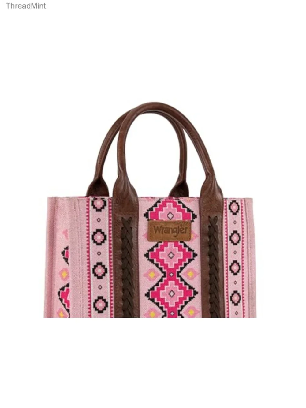 Aztec Print Hobo Tote Shoulder Bag with Guitar Strap